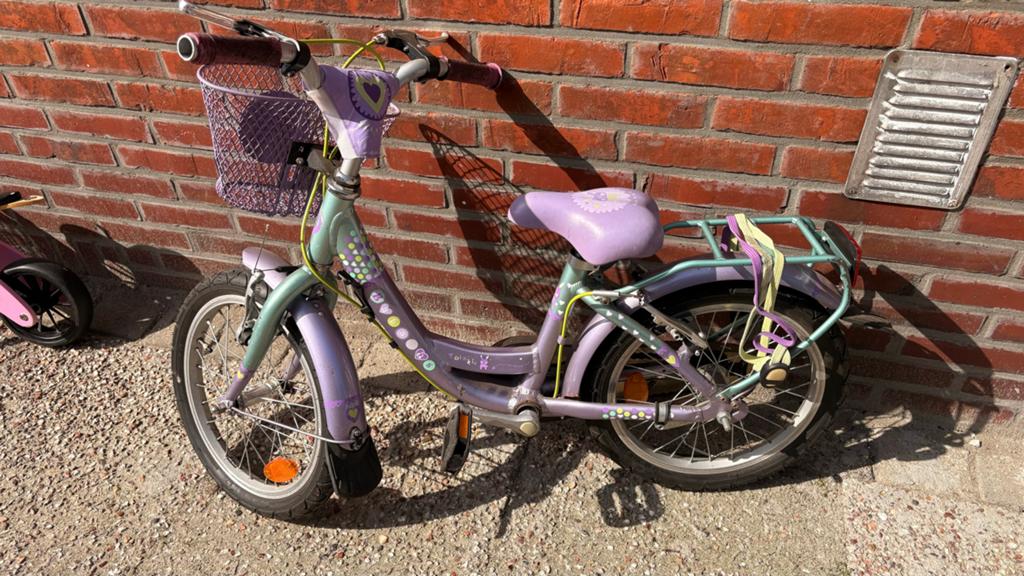Batavus meisjesfiets - 16 inch, Ophalen, Terugtraprem, 16 inch, Handrem