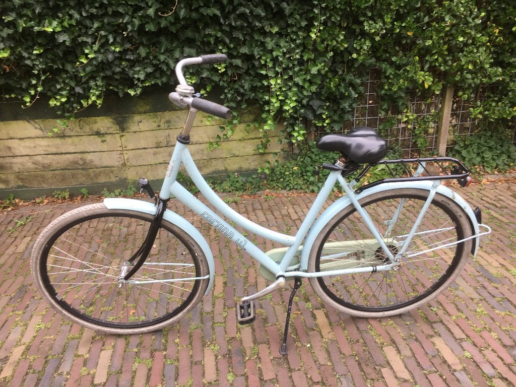 Oma fiets 28 inch, slot, verlichting, frame 53cm, interesse, Terugtraprem, Gebruikt, 50 tot 53 cm, Ophalen