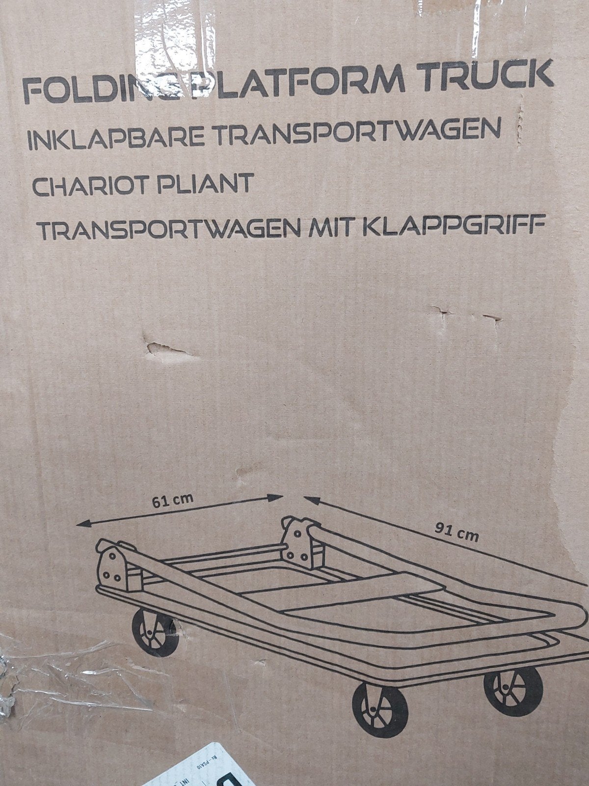 Trolley NIEUW  91x61 cm, Ophalen, Nieuw