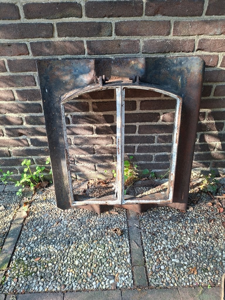 OH-dakraam 6 pans gietijzer 65*72 cm, Ophalen, Gebruikt, Minder dan 80 cm, Minder dan 80 cm