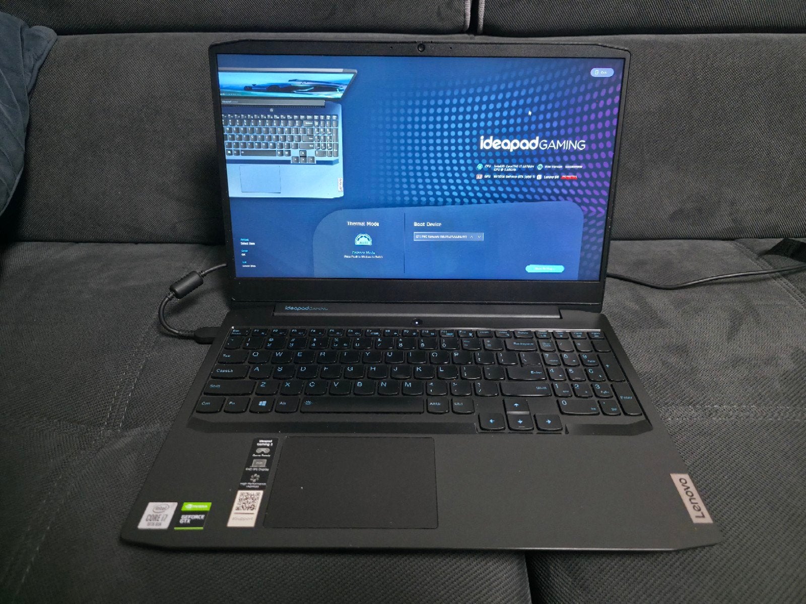 Lenovo IdeaPad 3 Gaming, Computers en Software, Windows Laptops, Met videokaart, Gaming, Onbekend, 16 GB