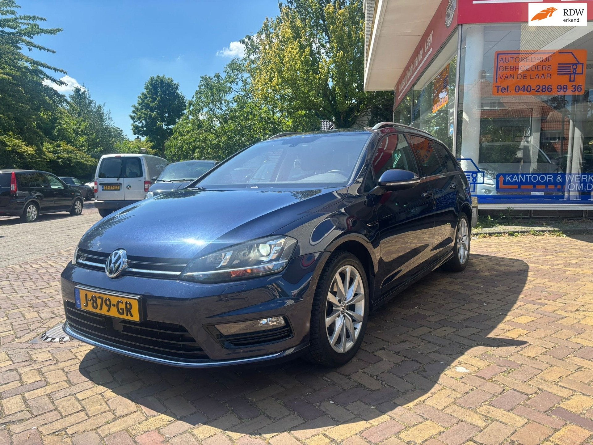 Volkswagen Golf Variant 1.4 TSI Highline R Line Automaat, Auto's, Gebruikt, 4 cilinders, 150 pk, Leder en Stof