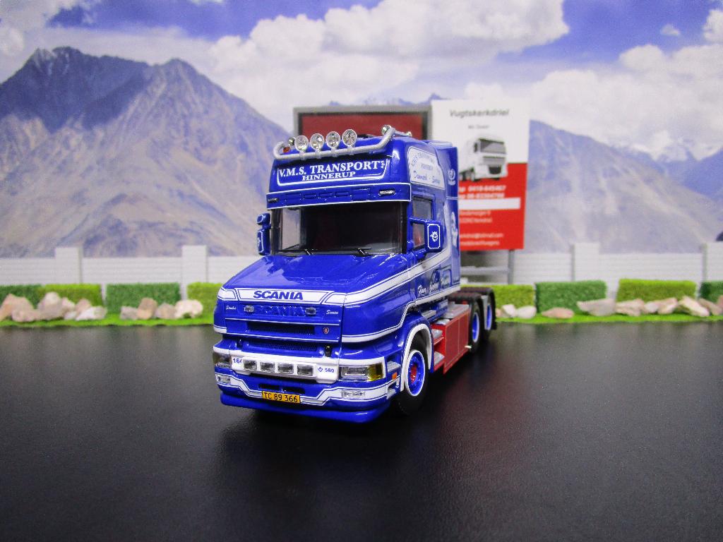 Wsi 01-4639 Finn Jensen, Scania 4 Serie Torpedo Topline 6x2, Ophalen, Nieuw, Bus of Vrachtwagen, Wsi
