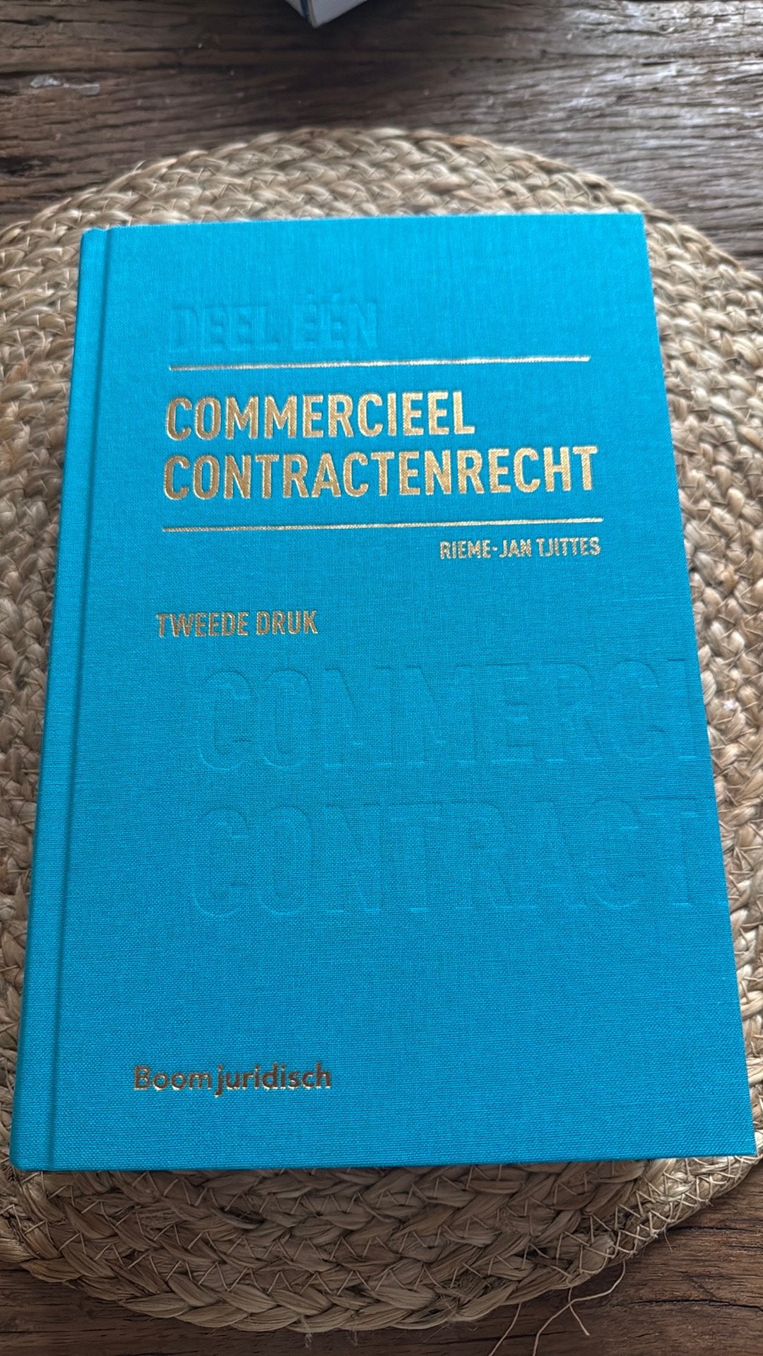 Tjittes, Commercieel contractenrecht, 2022, Boeken, Ophalen of Verzenden, Zo goed als nieuw