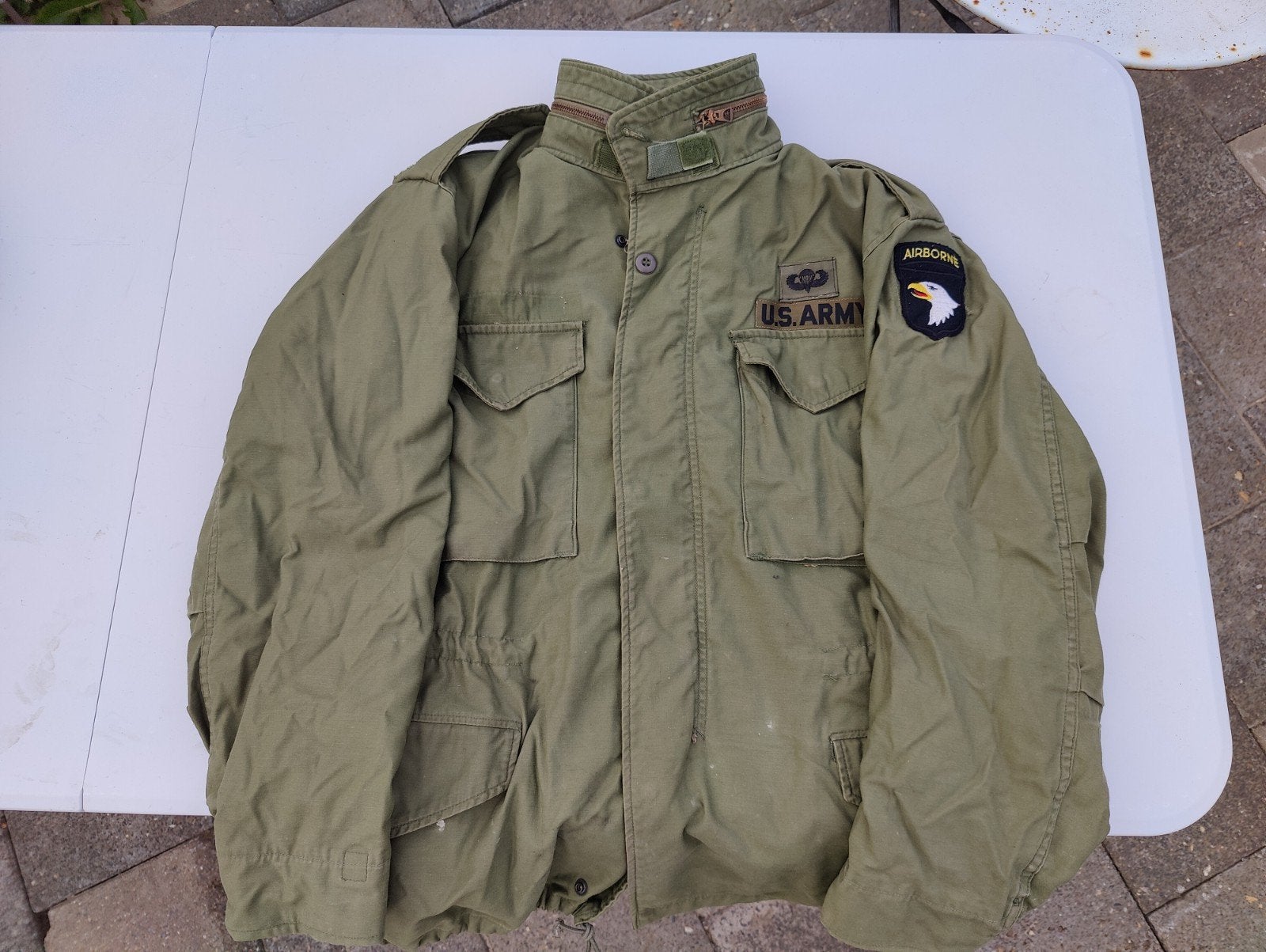 U.S. Army M-65 Field Jacket, Verzamelen, Ophalen of Verzenden, Landmacht, Amerika, Kleding of Schoenen