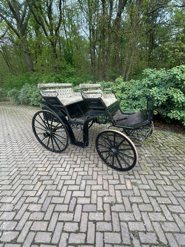 Antike koets / paarden kar antiek, Ophalen