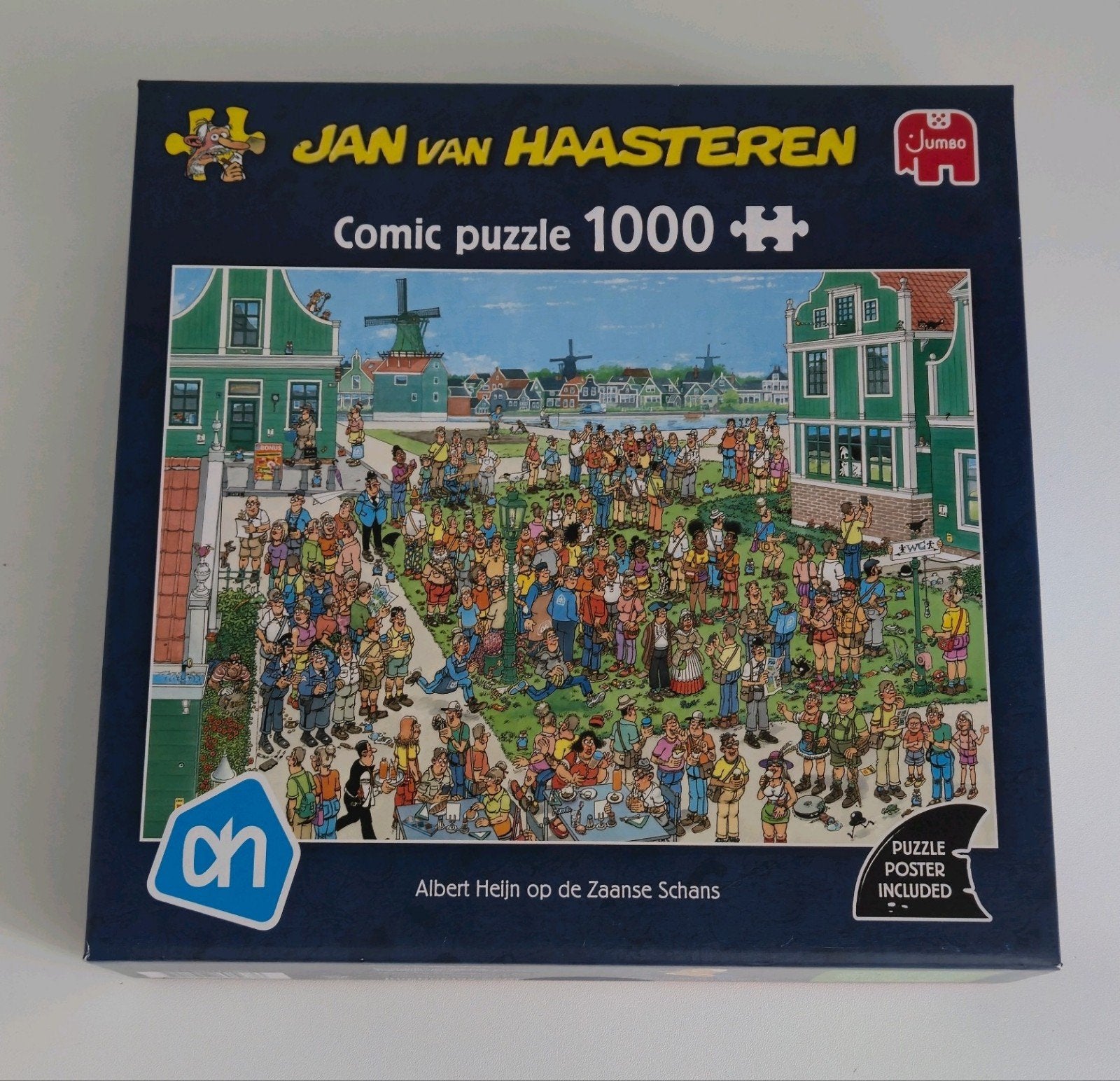 Jan van Haasteren - Albert Heijn op de Zaanse Schans, Ophalen, 500 t/m 1500 stukjes, Zo goed als nieuw, Legpuzzel