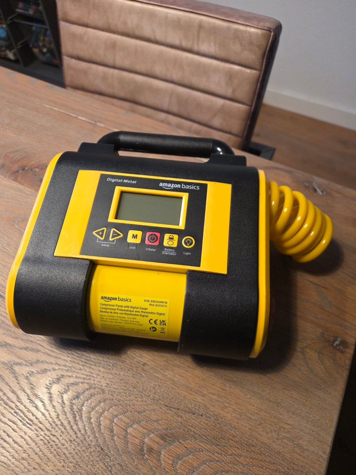 Amazon Basics Compressor Pomp met Digitale Meter, Ophalen of Verzenden, Nieuw