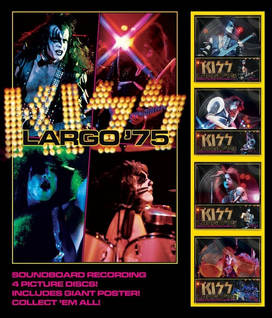 KISS Alive Tour 1975 4-LP Picture Disc set Iron Maiden Ac/dc, Verzenden, Zo goed als nieuw, Hardrock, Inclusief poster