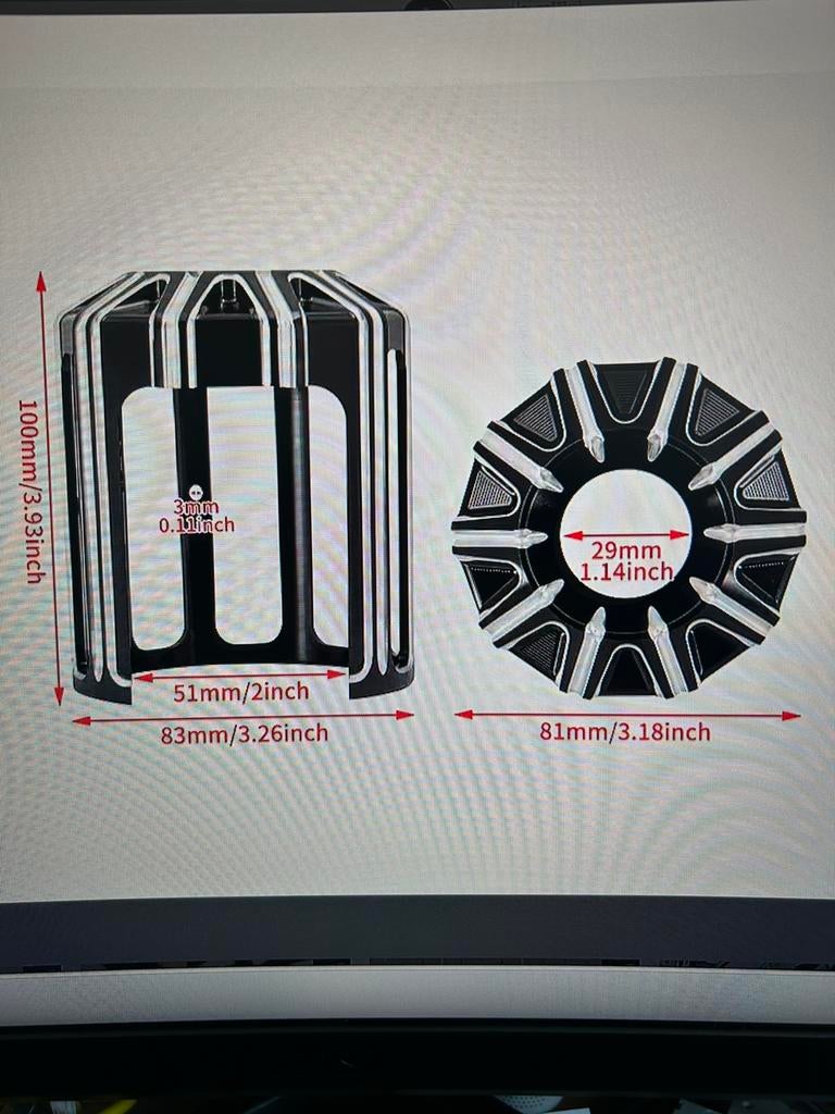 Oliefilter Deksel voor Harley Davidson, Ophalen, Nieuw