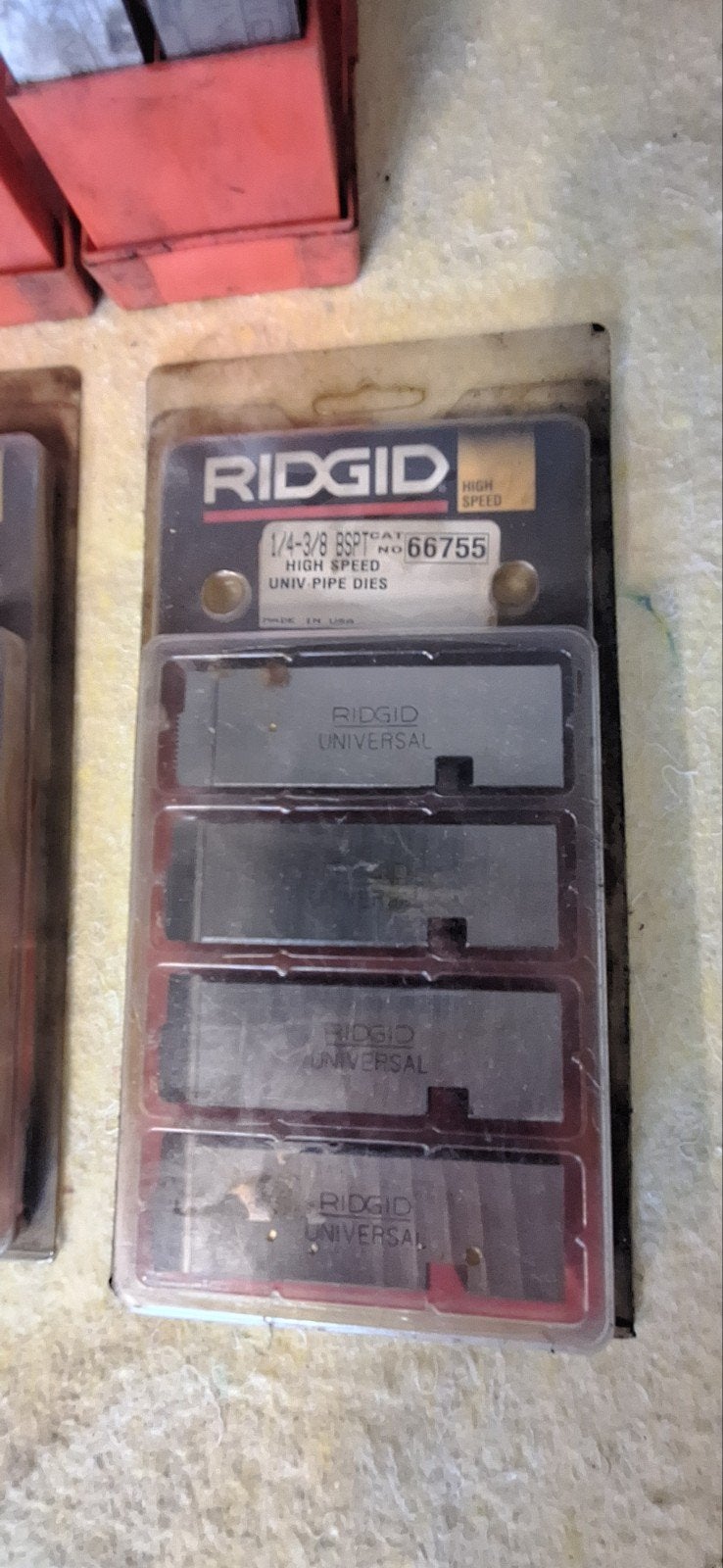 Ridgid draadsnij messen 1/4-3/8, Ophalen, Nieuw, Metaaldraaibank