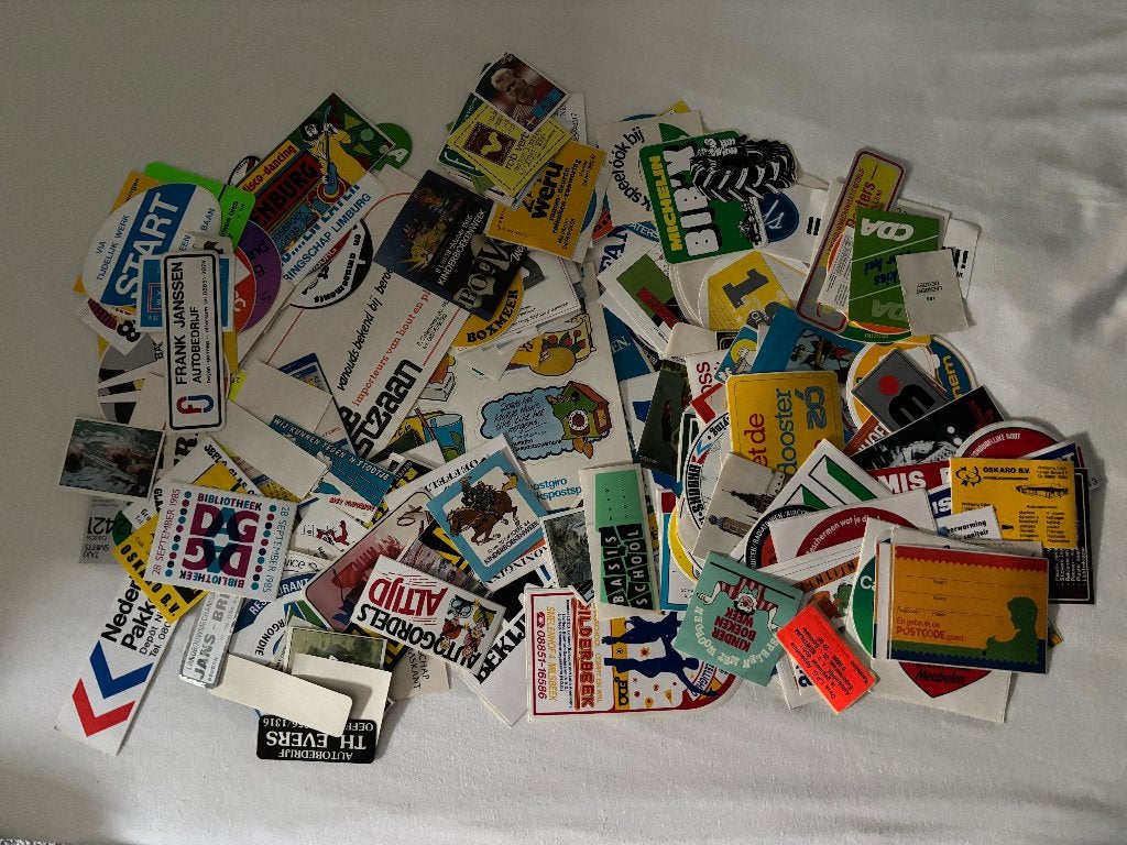 Stickers, Ophalen, Nieuw