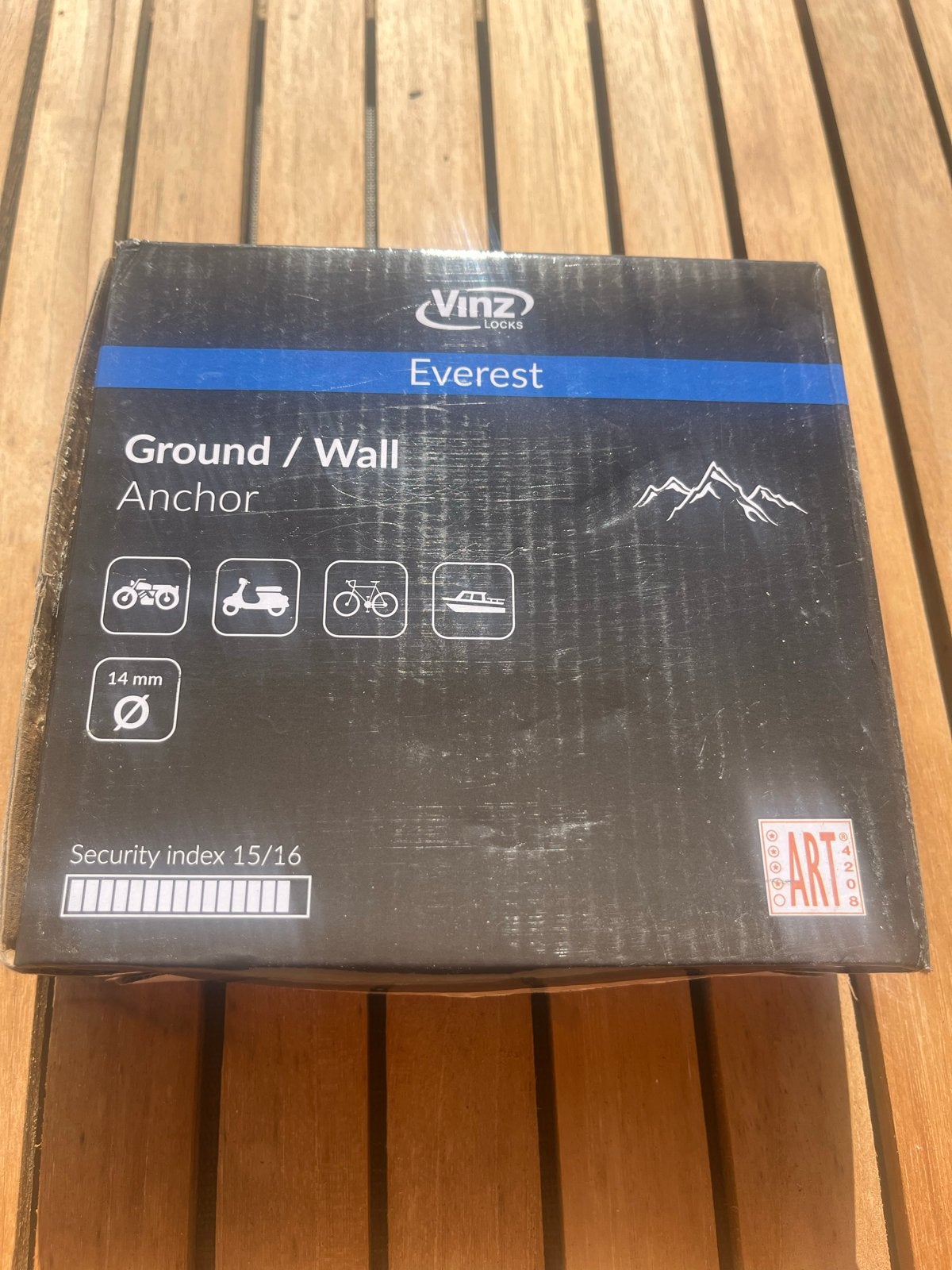 Vinz Everest Grond/Muur Anker - ART 4 gekeurd, Ophalen of Verzenden, Nieuw