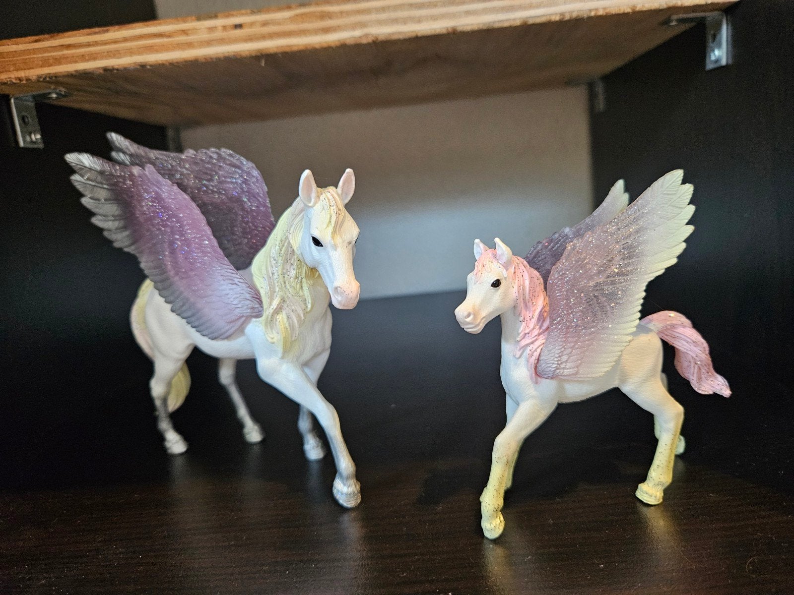 Schleich Pegasus Eenhoorn Familie - 2 Figuren, Ophalen of Verzenden, Zo goed als nieuw, Jongen of Meisje