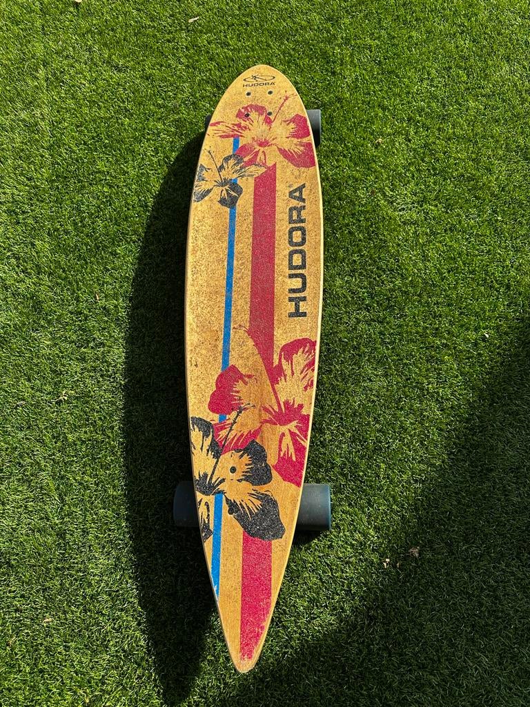 Hudora longboard, Sport en Fitness, Skateboarden, Ophalen, Gebruikt, Skateboard, Longboard