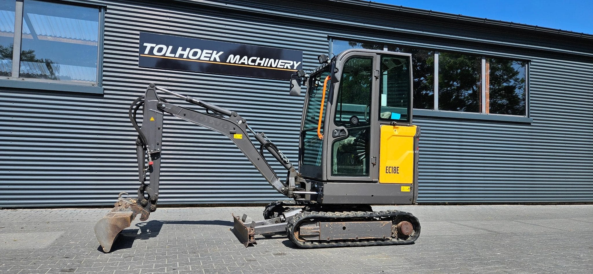 Volvo EC18 (bj 2019), Graafmachine