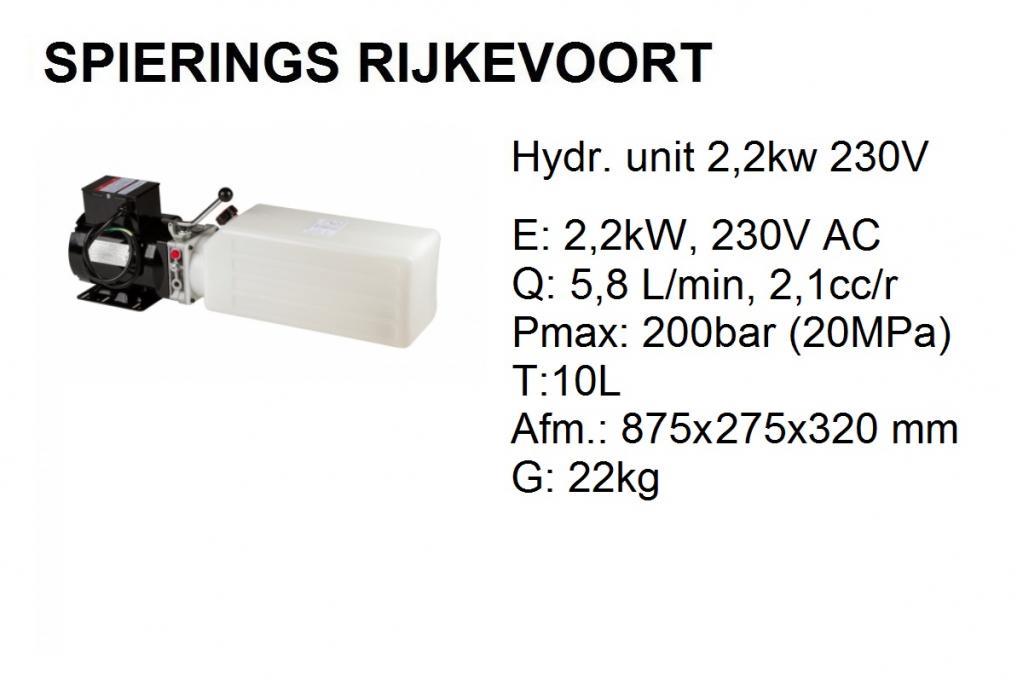 Oliepomp pomp  230V 380V 200 Bar autobrug nieuw, Doe-het-zelf en Verbouw, Niet ingevuld, Niet ingevuld, Nieuw, Ophalen of Verzenden