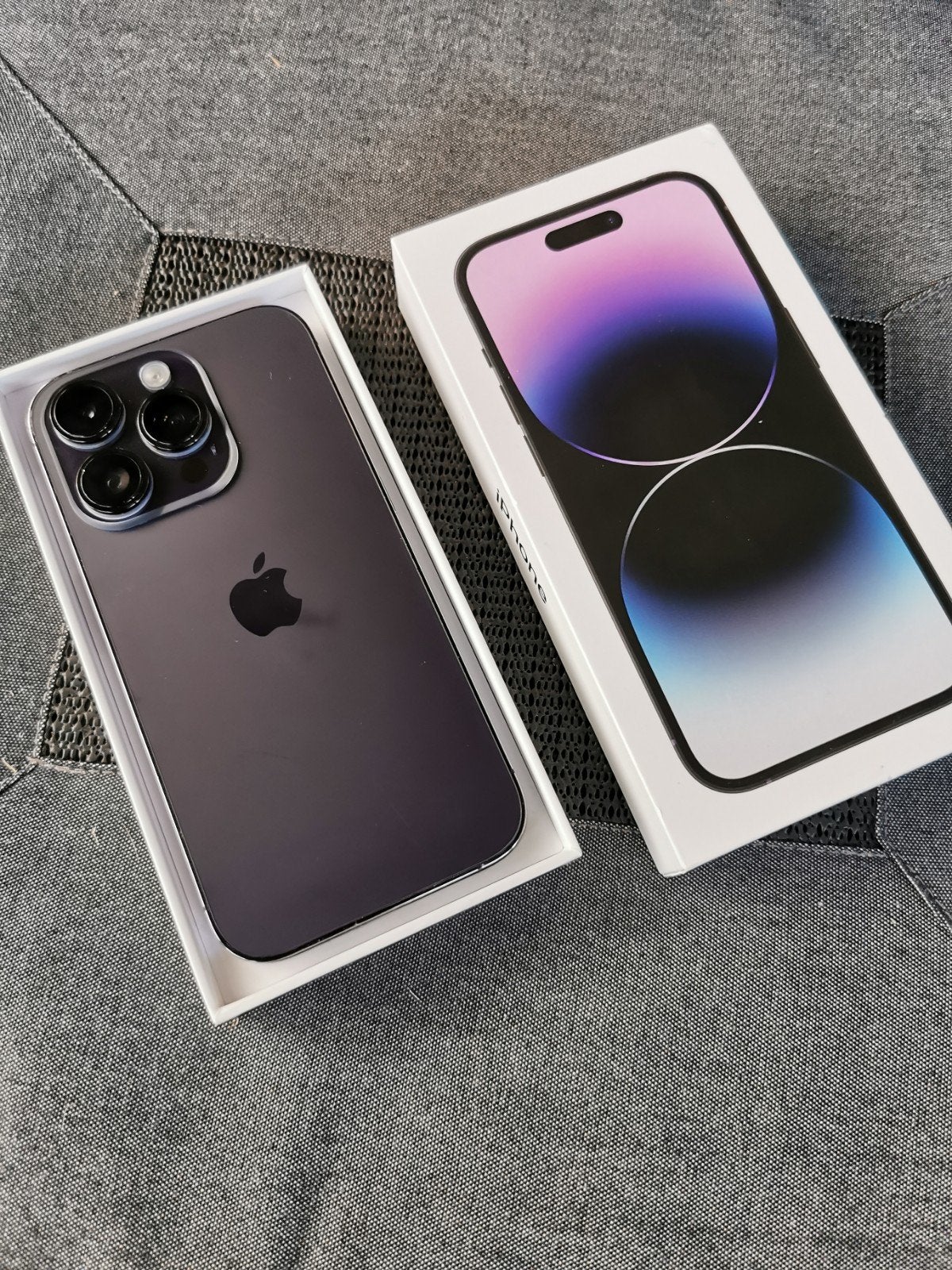 Nette Iphone 14PRO 128GB DEEP PURPLE, Paars, Ophalen of Verzenden, Zo goed als nieuw, Zonder simlock