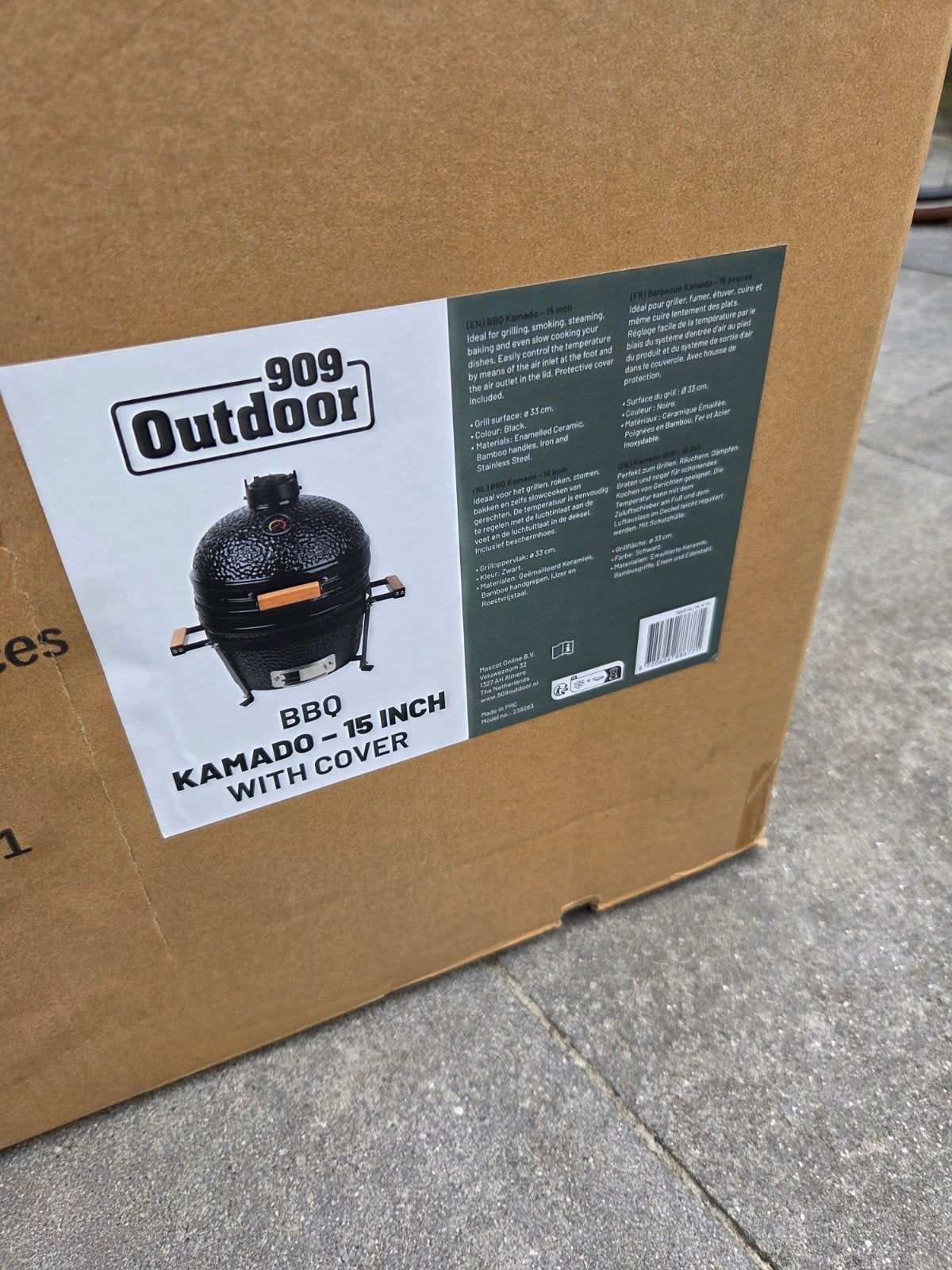Kamado BBQ, Tuin en Terras, Houtskoolbarbecues, Ophalen, Nieuw, Kamado