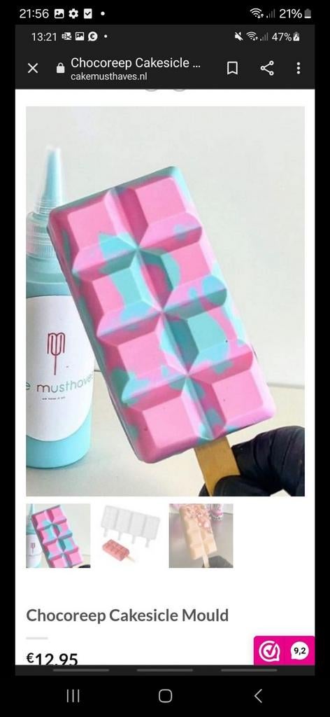 Nieuwe Chocoreep Cakesicle Mould - Bakvorm voor Cakesicles, Ophalen, Nieuw, Taarten of Cupcakes, Bakvorm