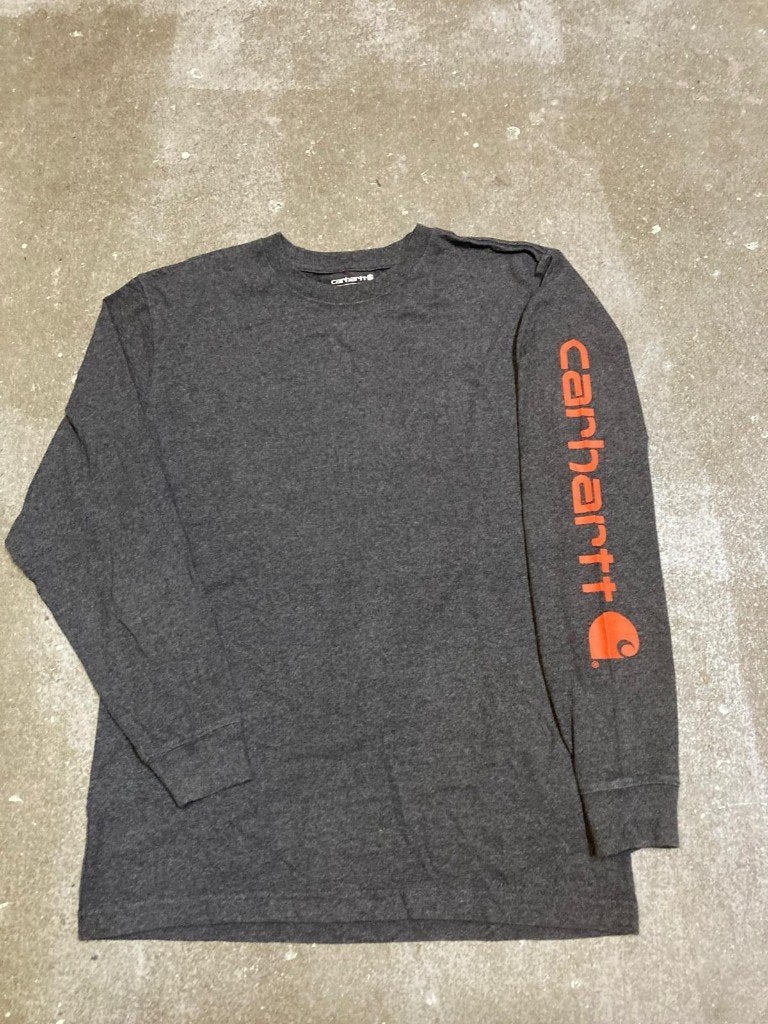 Carhartt Longsleeve T-Shirt With Print – S - Loose Fit, Kleding | Heren, T-shirts, Zwart, Carhartt, Ophalen of Verzenden, Zo goed als nieuw