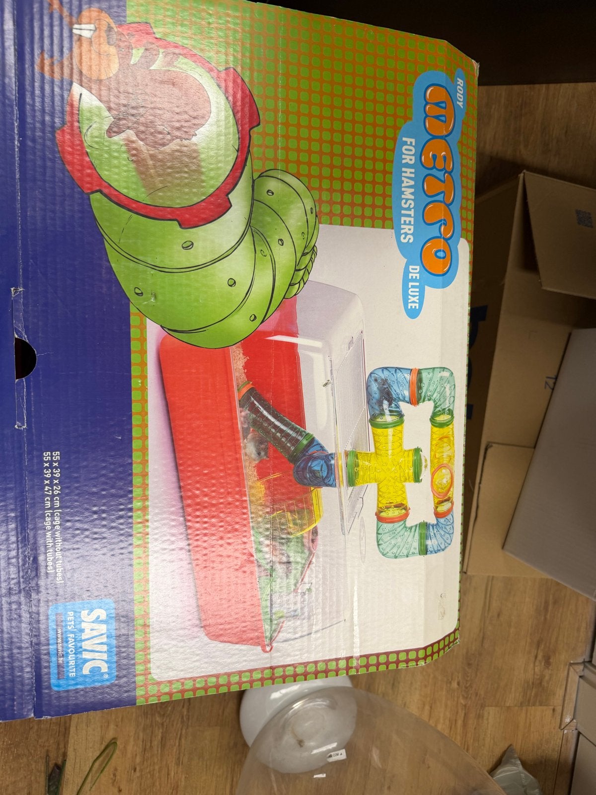 Knaagdier kooien met toebehoren, Ophalen, Gebruikt