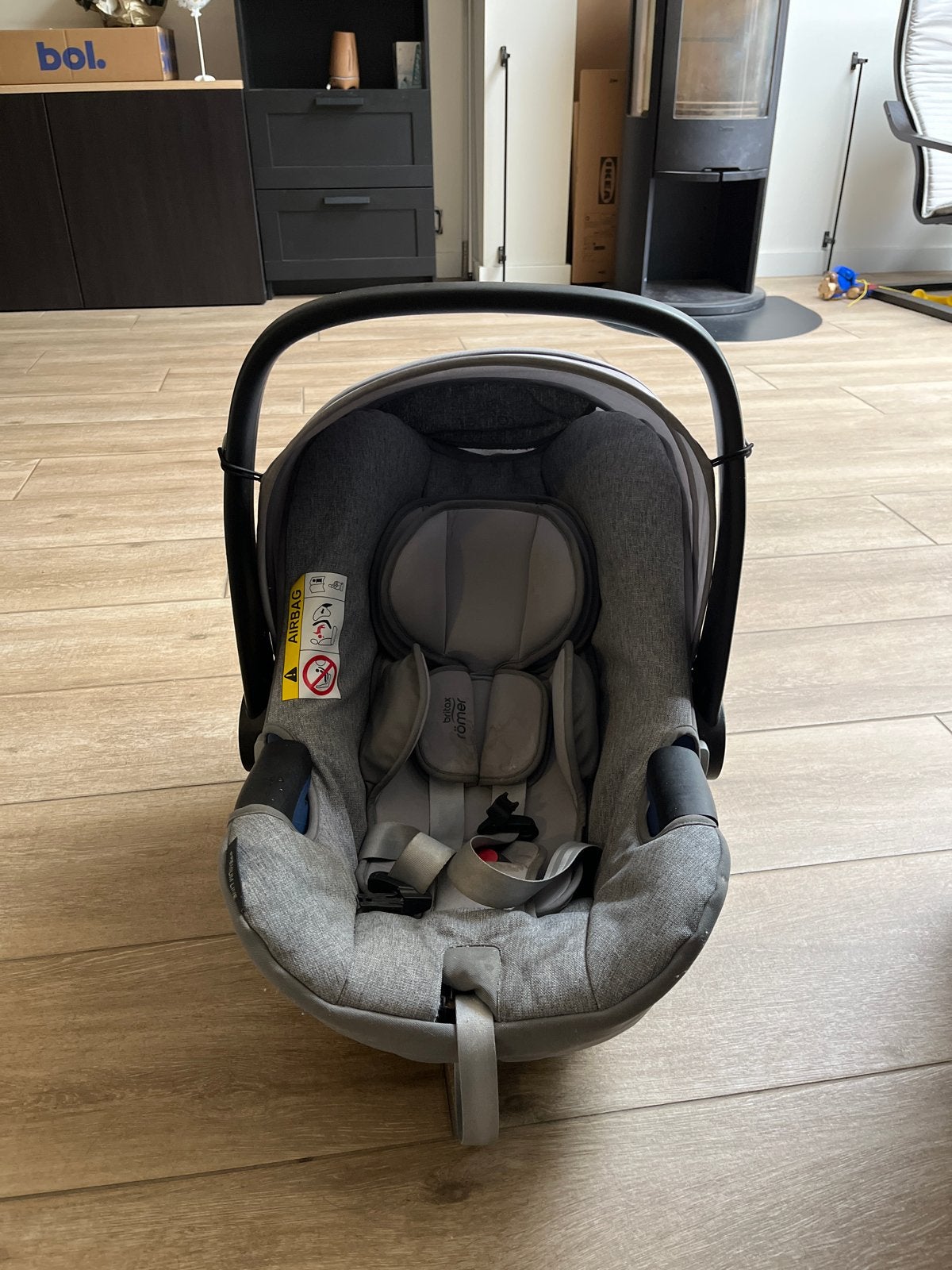 Britax Römer Baby-Safe i-Size autostoel met base, Ophalen, Romer, Gebruikt, Isofix