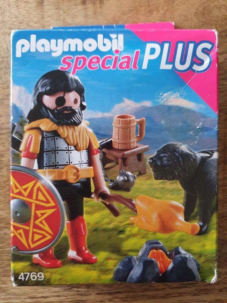 Nieuwe Playmobil van Special Plus 4769 Barbaar Kampvuur Hond, Kinderen en Baby's, Speelgoed | Playmobil, Nieuw, Complete set, Ophalen of Verzenden