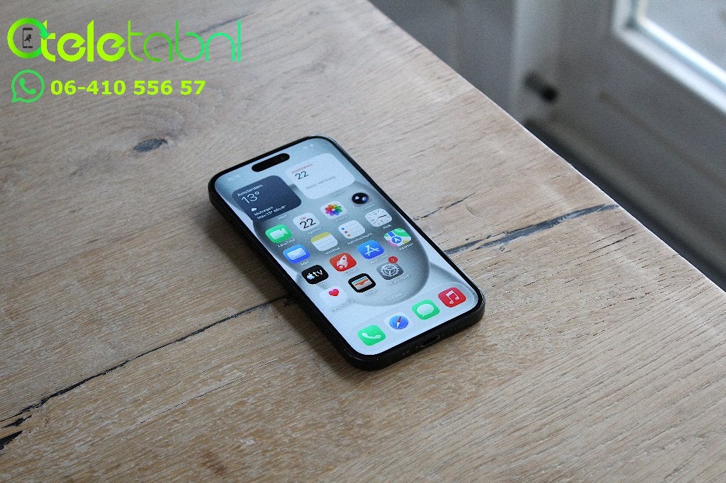 Apple iPhone 15 - 256GB - Zwart | Nieuwe batterij | Garantie, 256 GB, Apple, IPhone 15, Apple