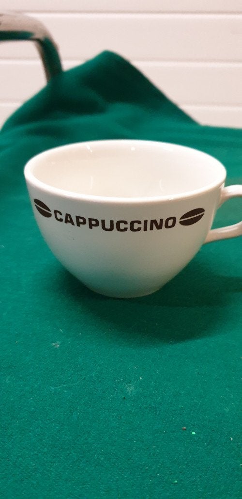 -	kop en schotel cappucino, Ophalen of Verzenden, 'T Olde Gre-j, Info@toldegrej.nl, Endepoelstraat 20f Didam