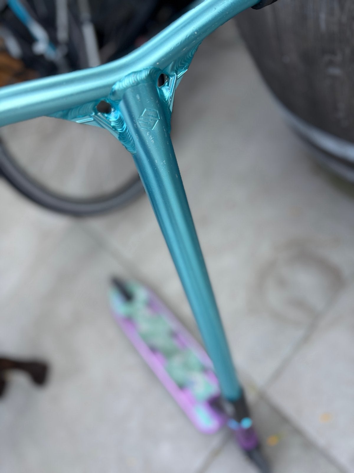 Custom Stuntstep, Fietsen en Brommers, Steps, Ophalen of Verzenden, Gebruikt, Gewone step