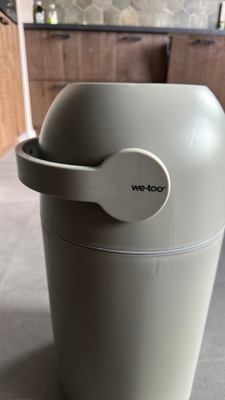 We-Too luieremmer, Ophalen, Gebruikt