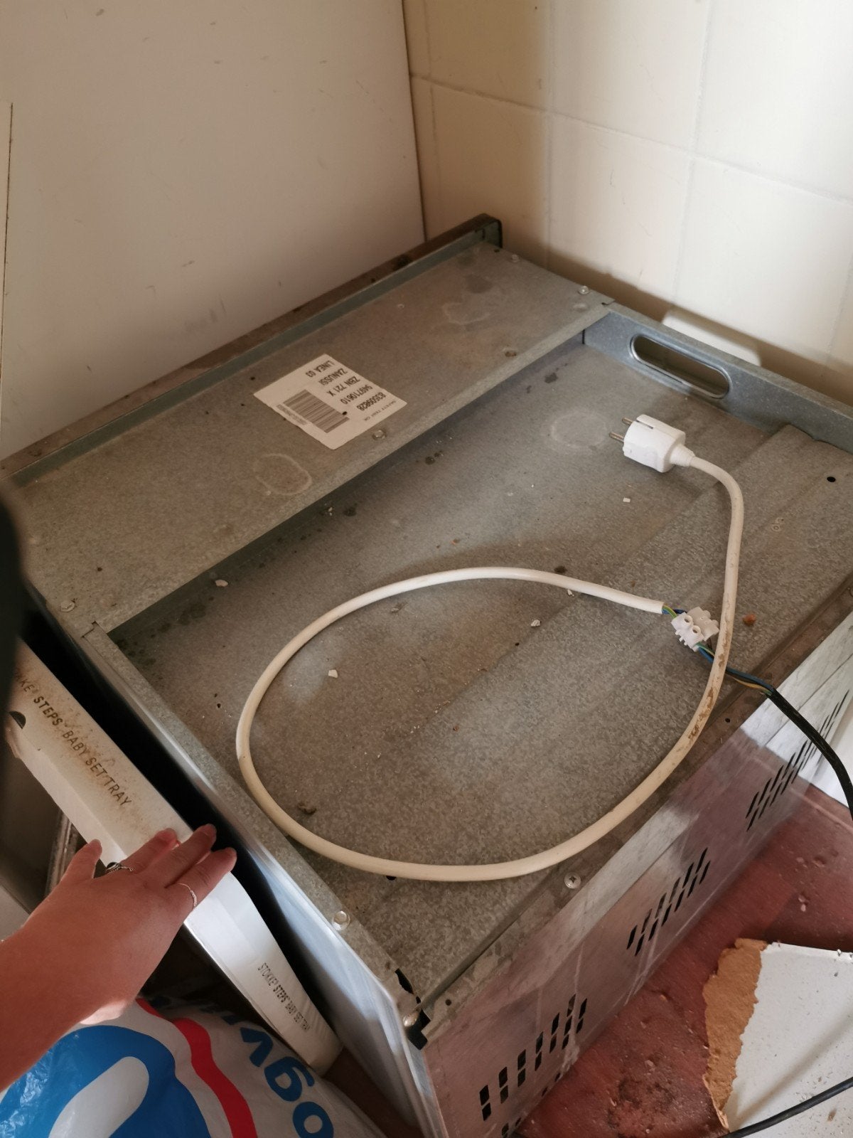 Gratis afhalen: Oude oven en gaskookplaat (oud ijzer), Gebruikt, Inbouw, Gas, 4 kookzones