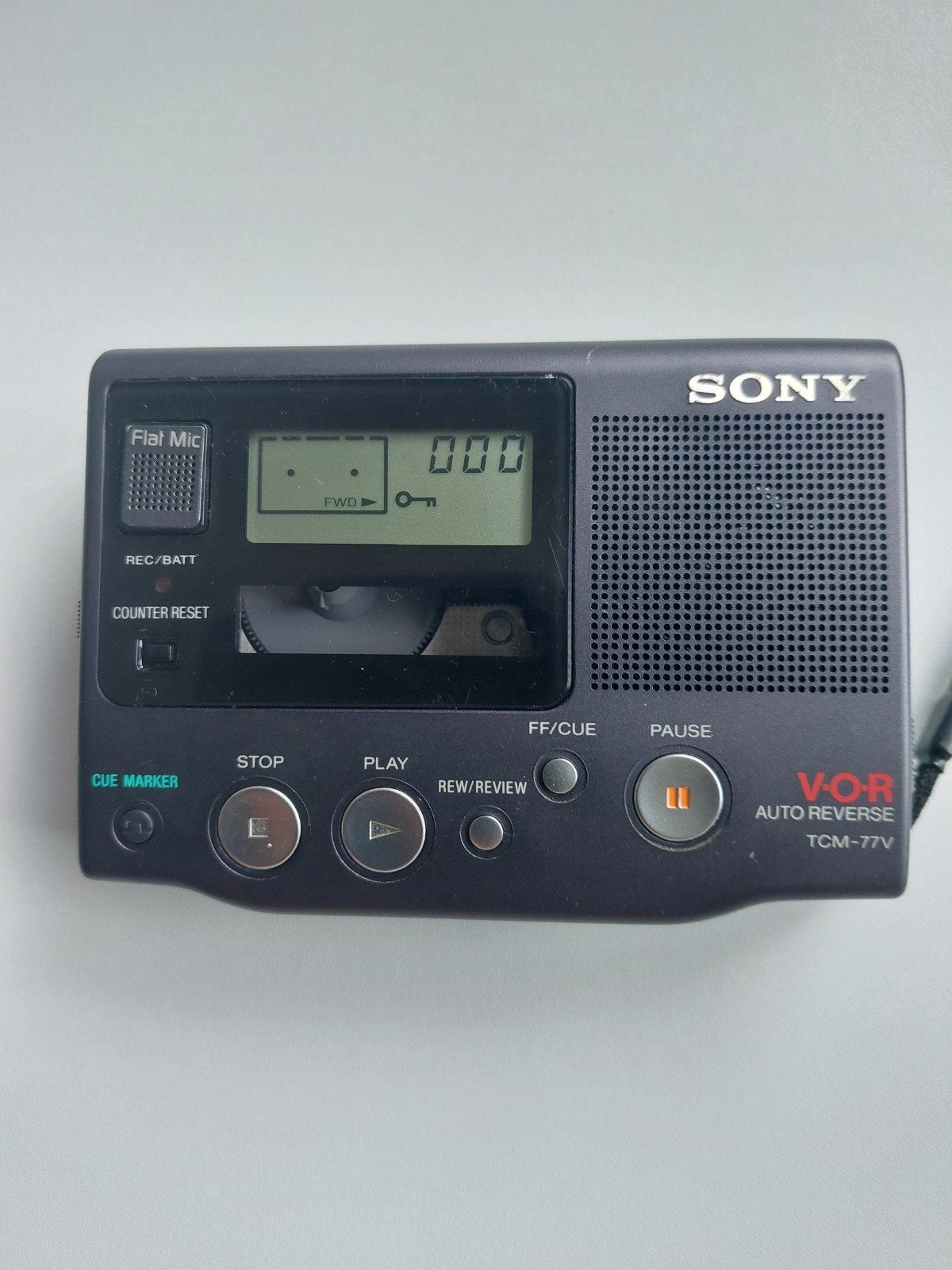 Vintage Sony TCM-77V Cassetterecorder /speler  As Is!, Ophalen of Verzenden, Overige typen