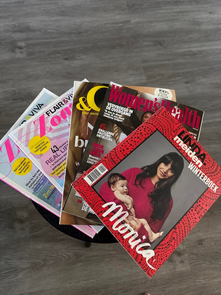 Diverse Damesbladen: LINDA., Women's Health, Viva, Flair & V, Boeken, Tijdschriften en Kranten, Ophalen of Verzenden, Zo goed als nieuw