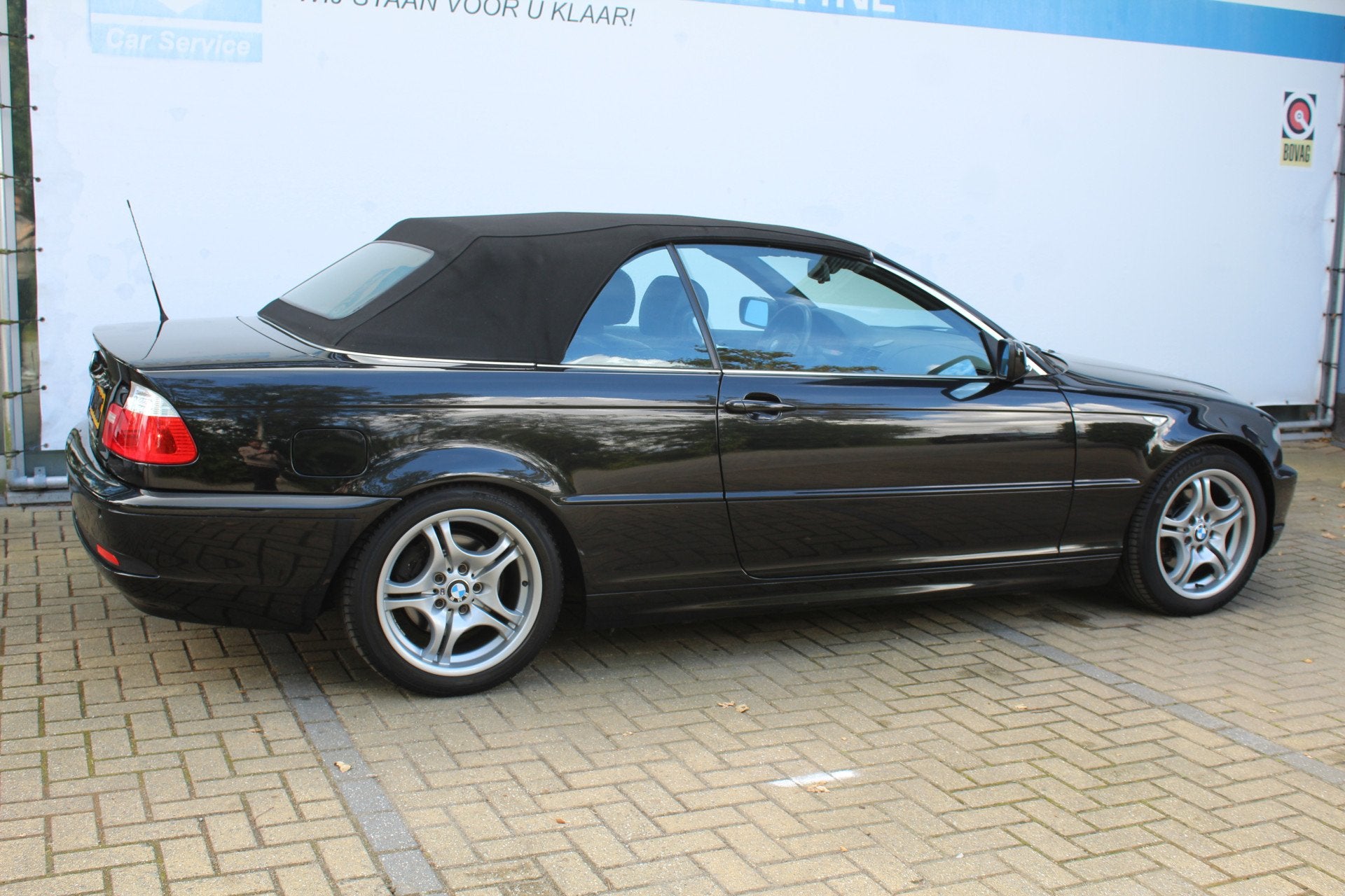 BMW 3 Serie 320Ci Cabrio 2.2 Liter 6 Cilinder | Zeer nette s, Auto's, BMW, 2171 cc, Automatische klimaatregeling, Gebruikt, Zwart