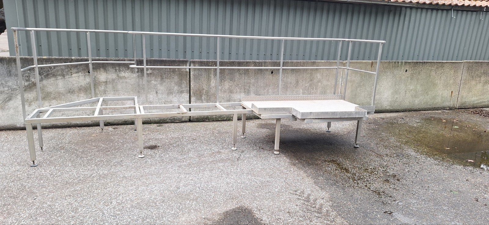 RVS bordes - plateau - trap - verhoging., Doe-het-zelf en Verbouw, Ophalen