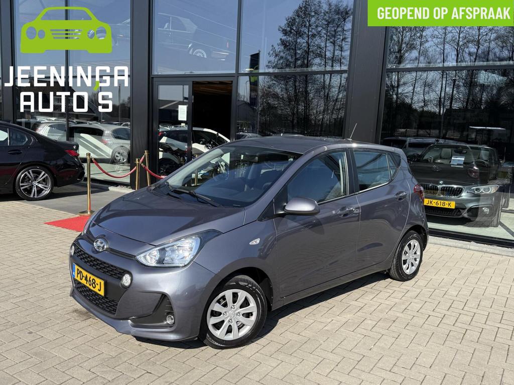 Hyundai i10 1.0i Go! 2017|AppleCarPlay|Navi|Airco|PDC, Voorwielaandrijving, Stof, Gebruikt, 4 stoelen
