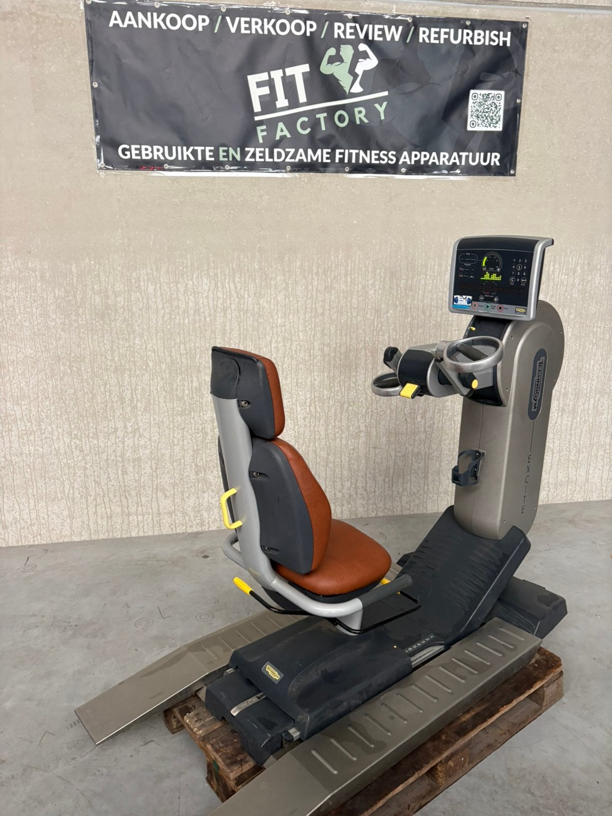 Technogym handfiets handbike, Ophalen of Verzenden, Zo goed als nieuw, Krachtstation