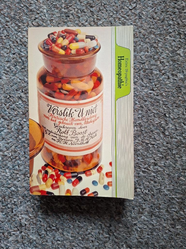 Verslik U niet/ medicijn gebruik/homeopathie, Boeken, Ophalen of Verzenden, Gelezen