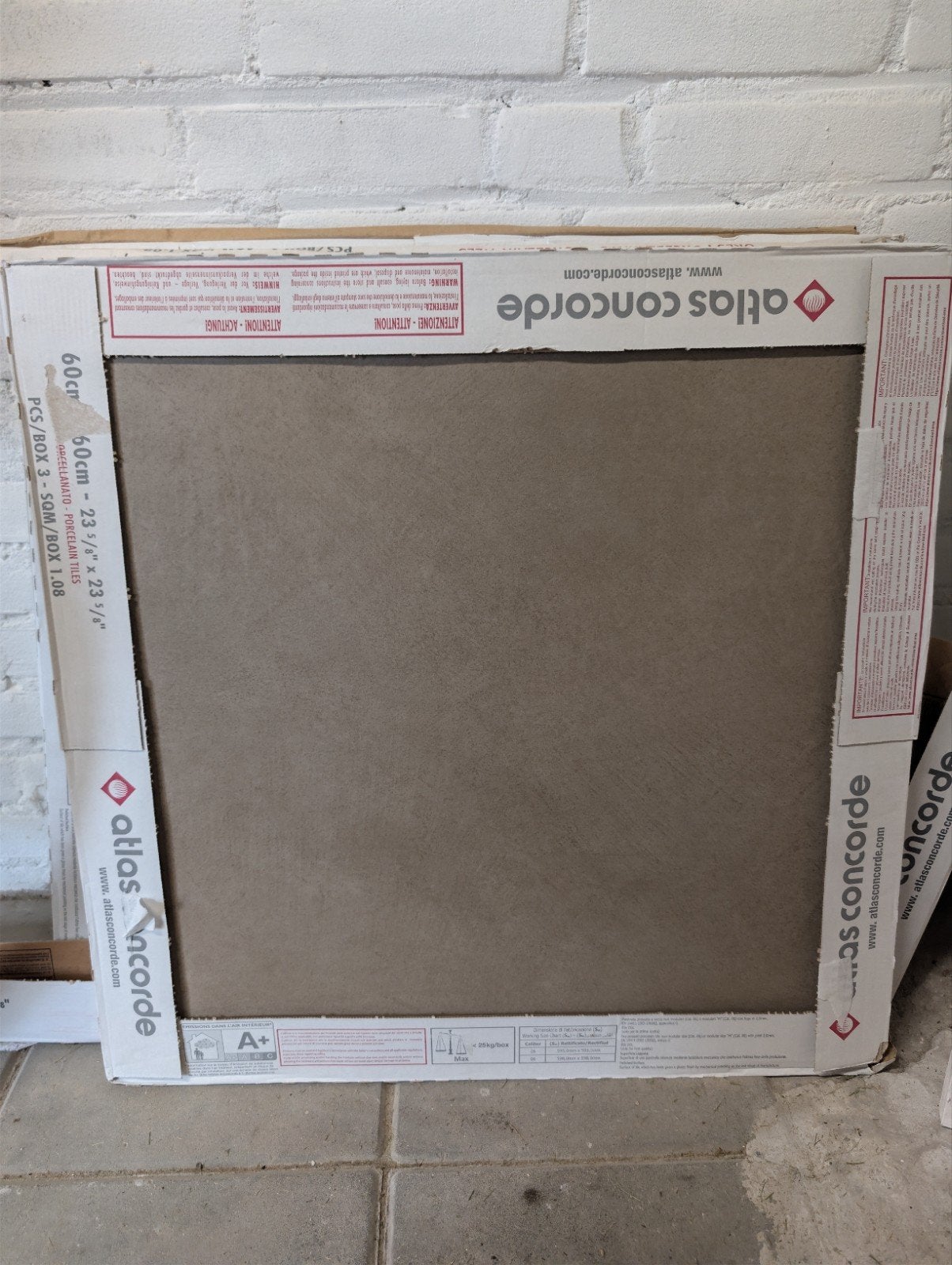 Atlas Concorde Boost Natural Ecru Matt 60x60, Ophalen, Nieuw