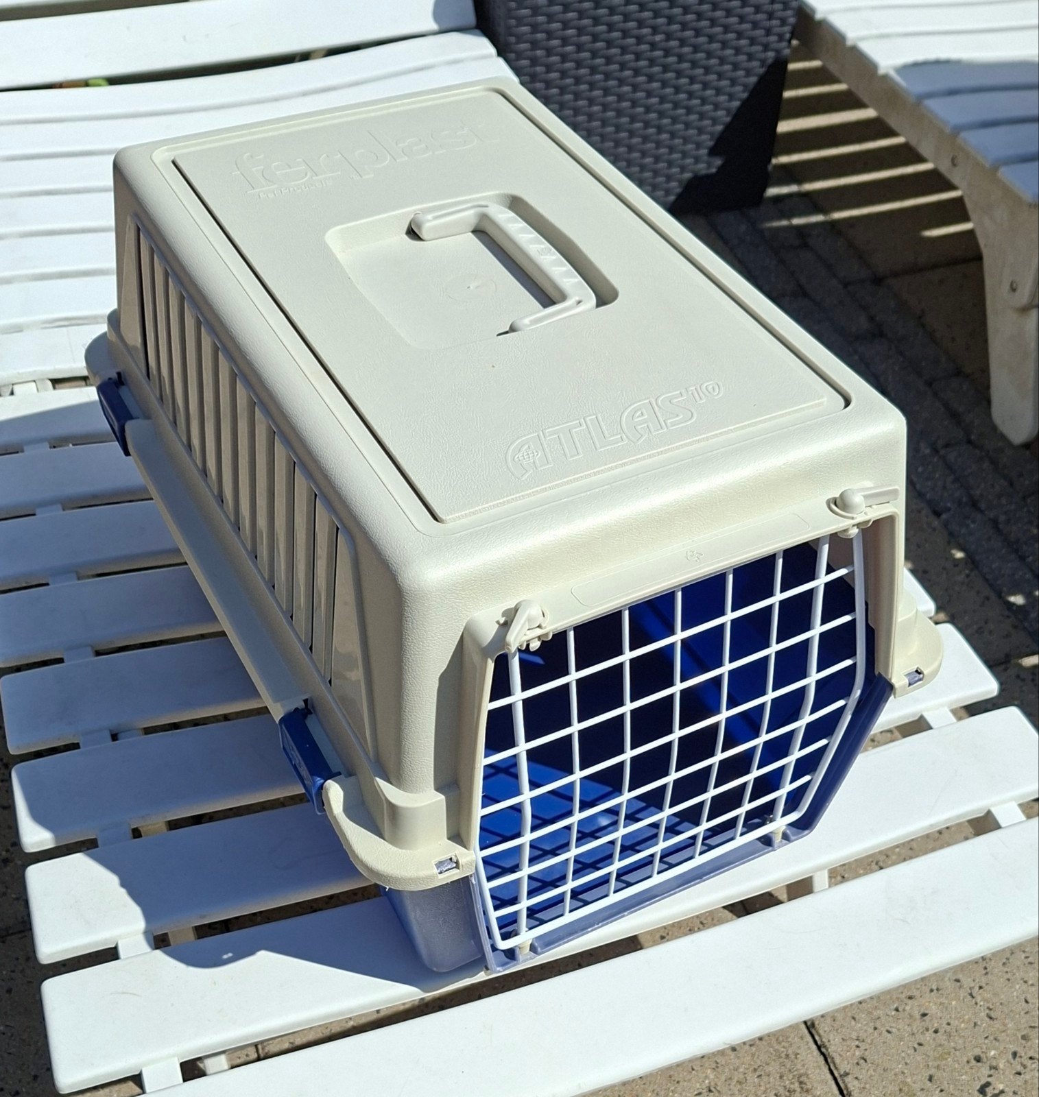 katten vervoersmand, Ophalen, Gebruikt