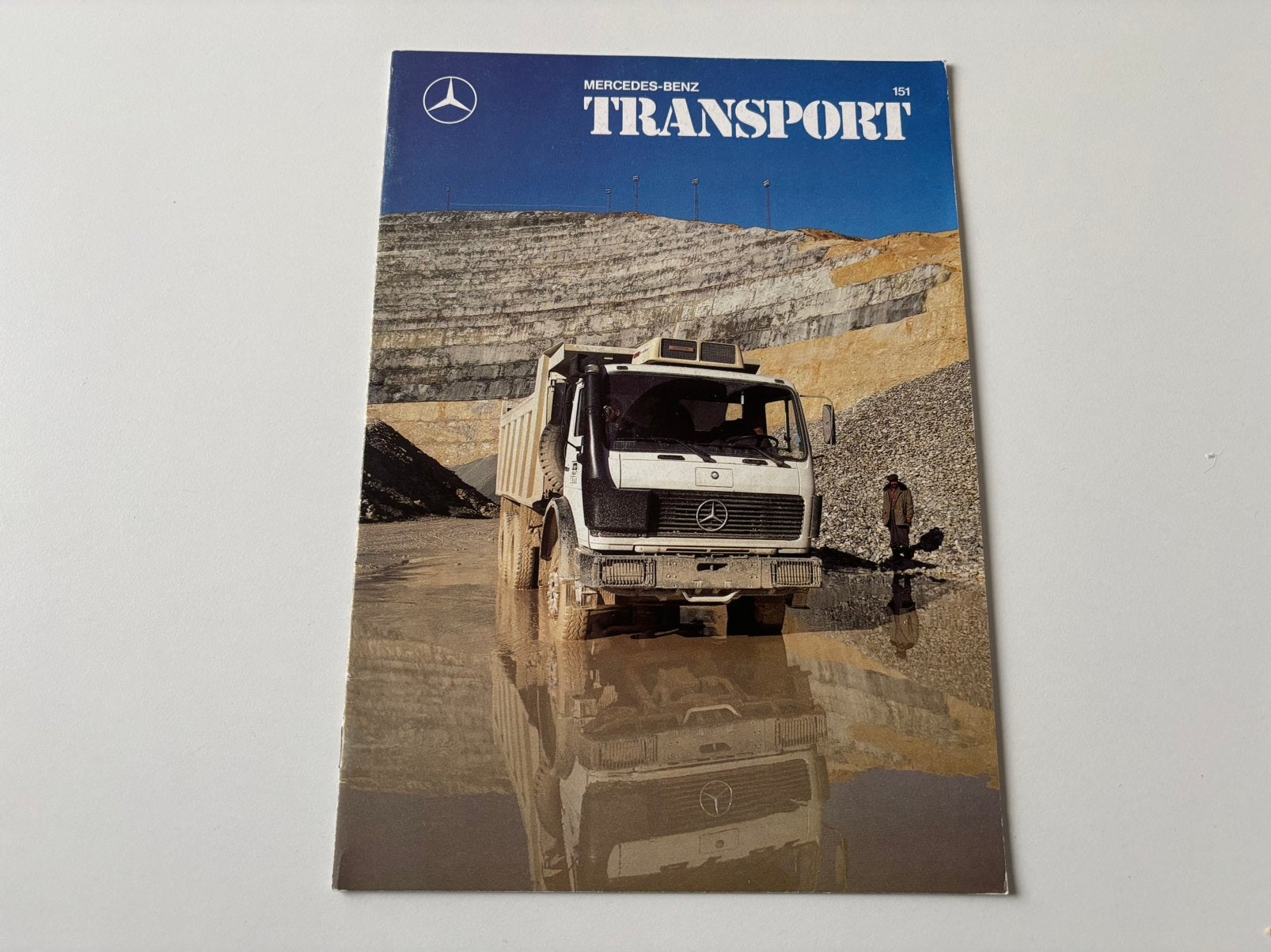 Folder Mercedes-Benz Trucks magazine transport 151 1987, Ophalen of Verzenden