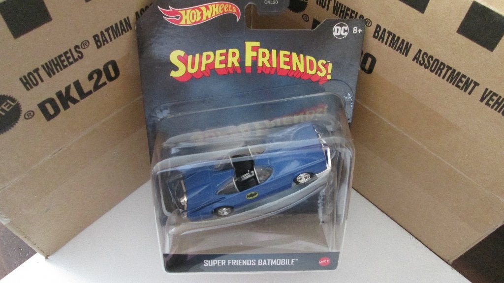 Hot Wheels Batmobiel Super Friends 1:50 !!!, Ophalen of Verzenden, Nieuw, Auto, Overige merken