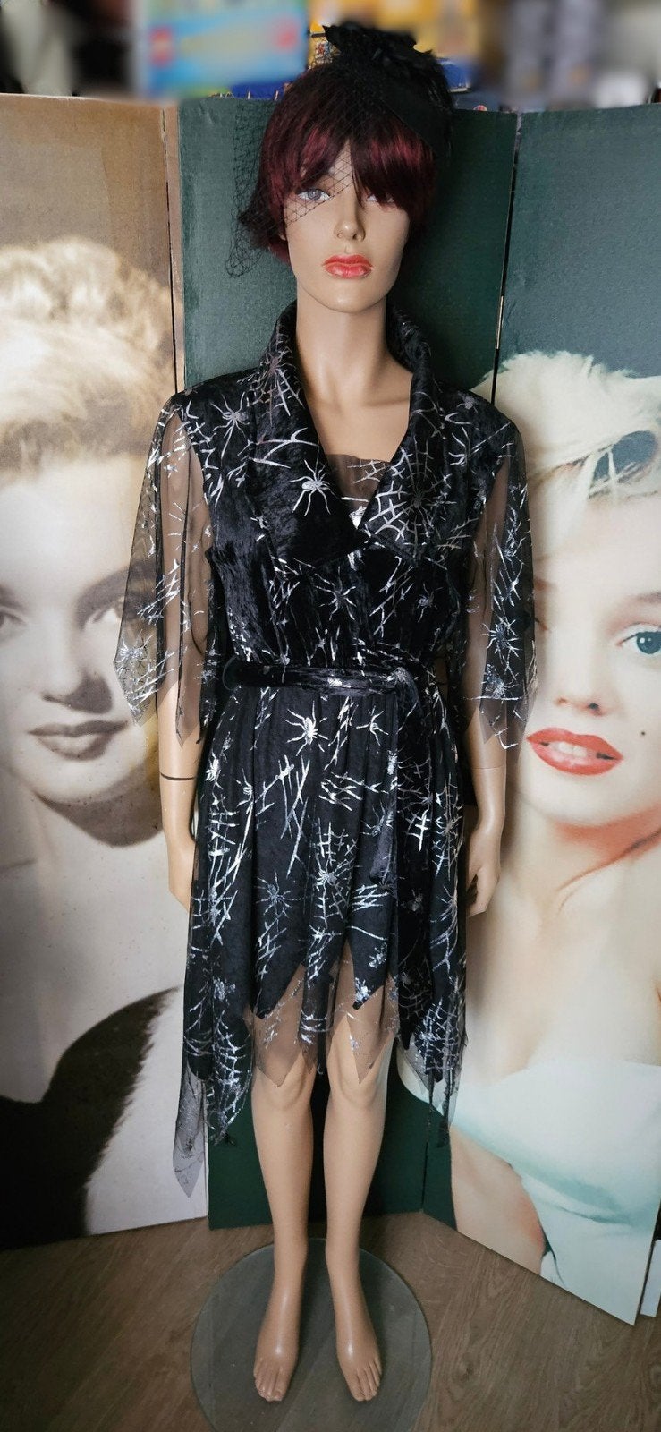 Halloween heksen spinnen jurk, Kleding | Dames, PartyXplosion, Zwart, Ophalen of Verzenden, Maat 36 (S)