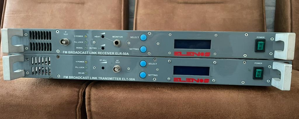 Elenos straalset zender en ontvanger (zonder antennes), Telecommunicatie, Zenders en Ontvangers, Gebruikt, Zender en Ontvanger