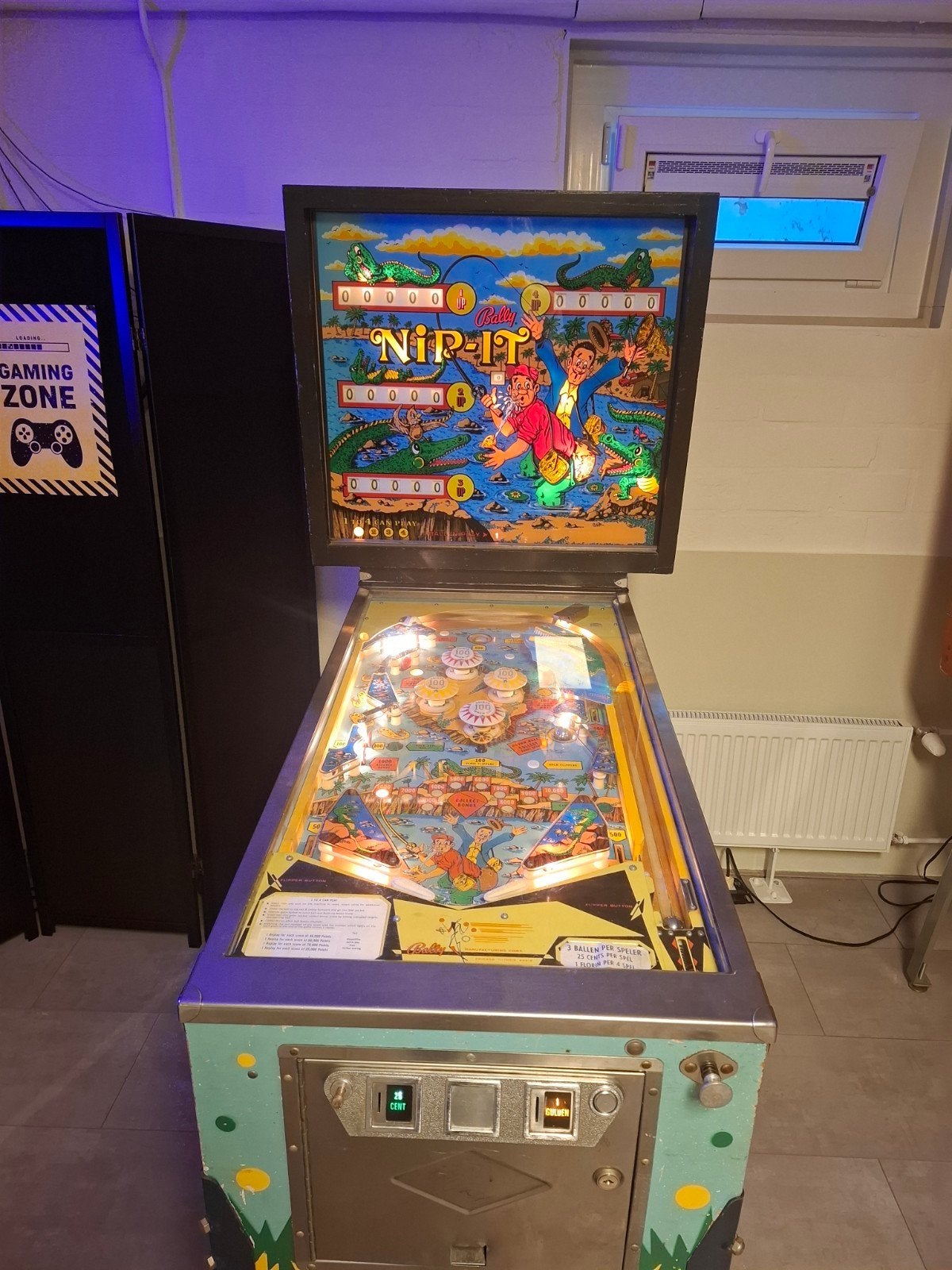 Bally Nip-It Flipperkast - Klassieke Arcade Ervaring, Ophalen, Gebruikt, Mechanisch, Bally