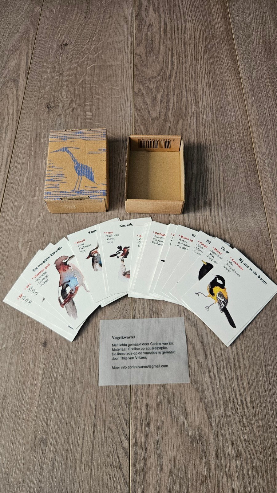 vogel kwartet, Ophalen of Verzenden