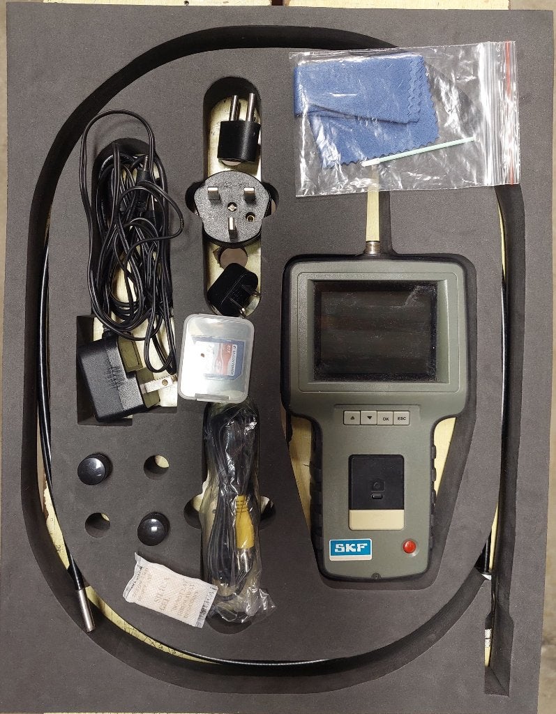 SKF TKES1 endoscope / borescope  -  complete set, Ophalen of Verzenden, Gebruikt, Overige meters