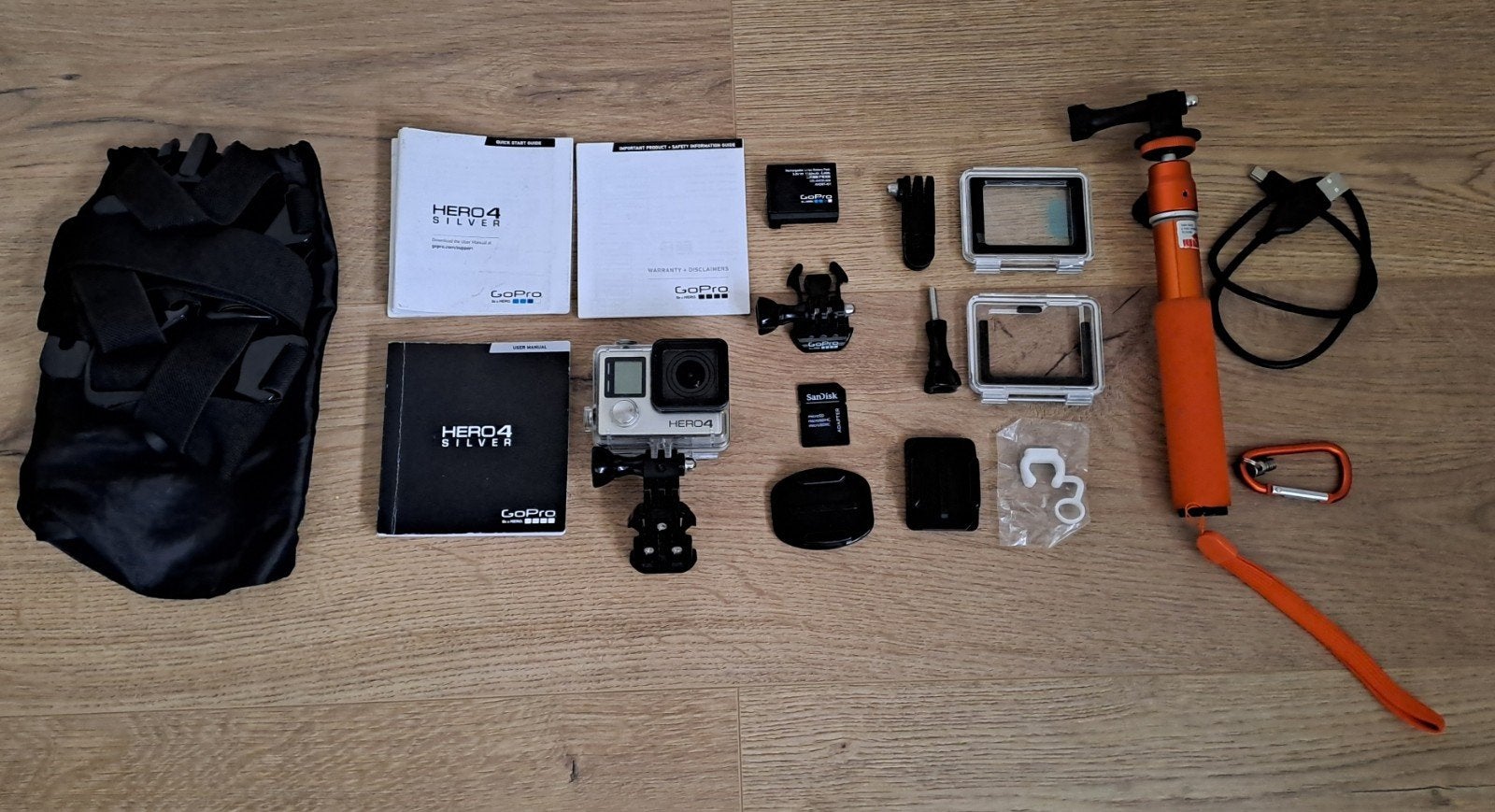 GoPro HERO4 Silver met uitgebreide accessoireset, Audio, Tv en Foto, Ophalen of Verzenden, GoPro